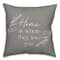 18" x 18" Home is Where They Love You Versatile Throw Pillow